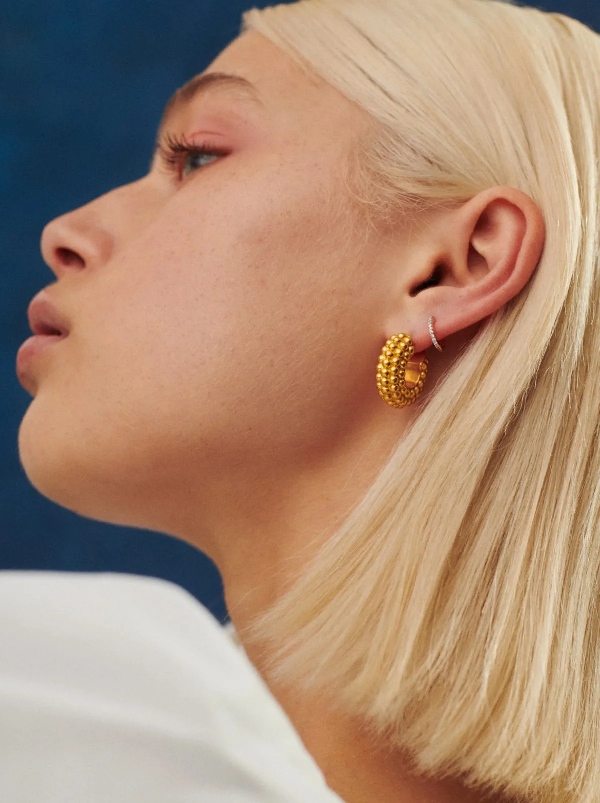 Baya Hoop Earrings—Gold Plated - Image 2