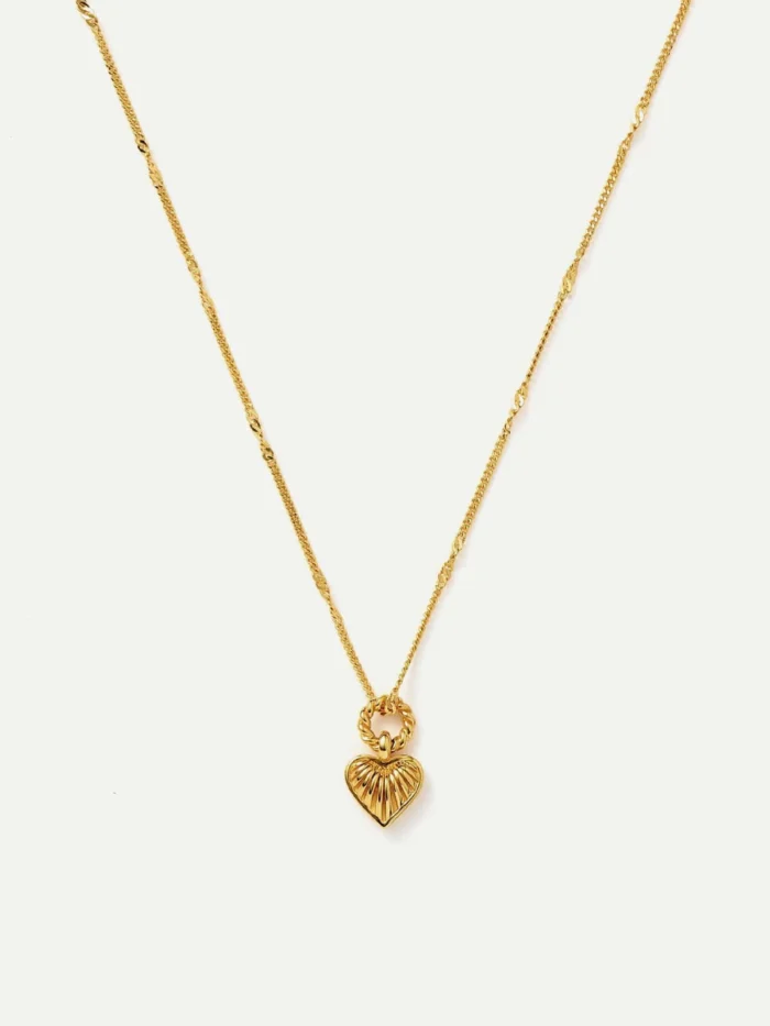 Heart Charm Pendant Necklace